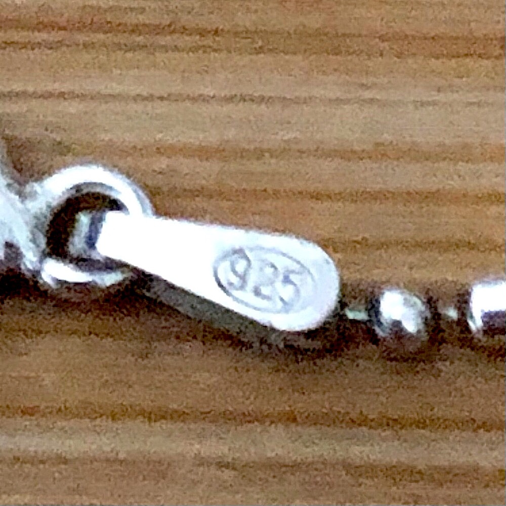 $76  Designer Estate Amber & Sterling Pendant With Designer Chain Marked IBB 925 - Picture 11 of 12